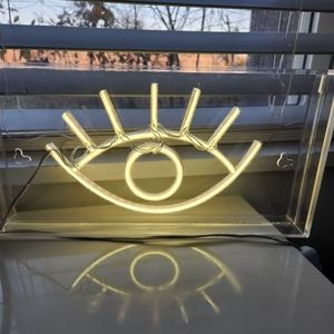 JONATHAN YEye Contemporary Glam Acrylic Box USB Operated LED Neon Light
